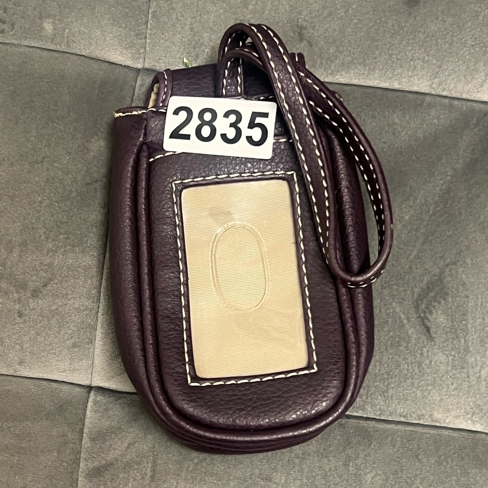Plum Purple Leather Phone Wristlet Wallet Case‎ - Picture 7 of 7